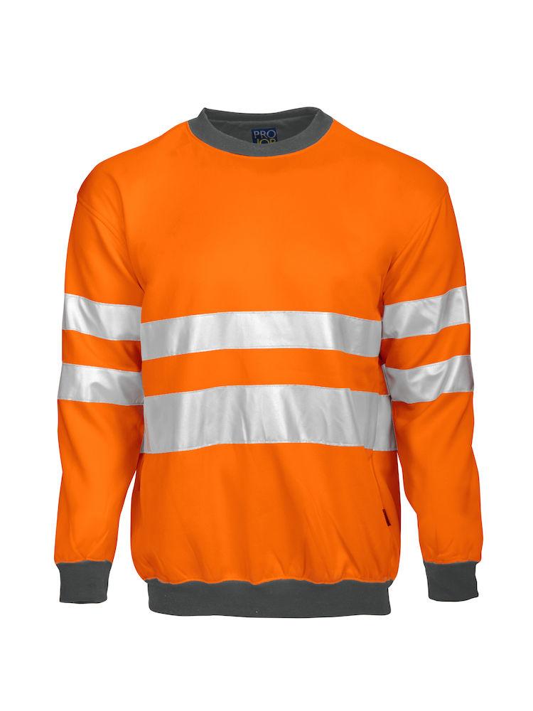 Projob Herren Arbeitsschutz Pullover Mit Reflektorstreifen und ISO 20471 KLASSE 3 Zertifizierung - WERBE-WELT.SHOP