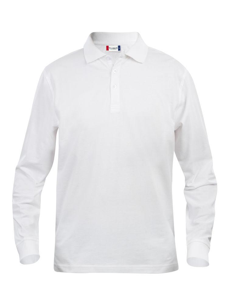 Clique Herren Langarm Poloshirt 'Classic Lincoln L/S' - WERBE-WELT.SHOP
