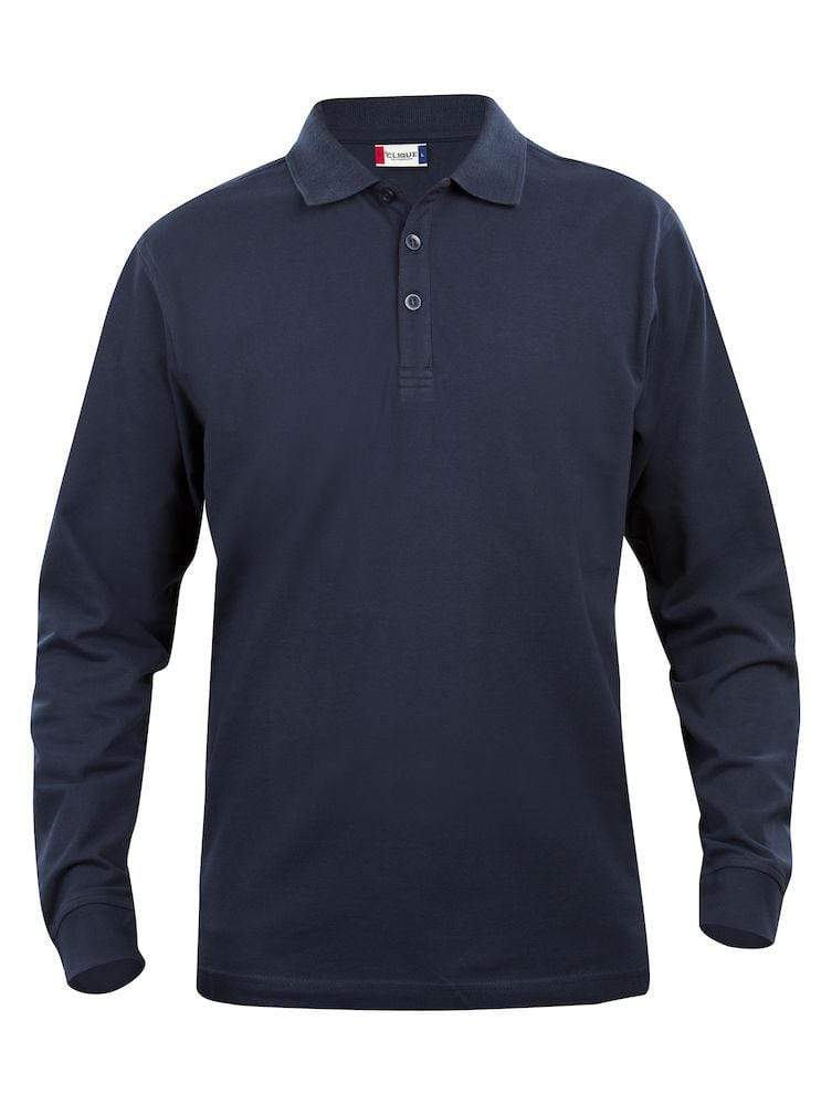Clique Herren Langarm Poloshirt 'Classic Lincoln L/S' - WERBE-WELT.SHOP