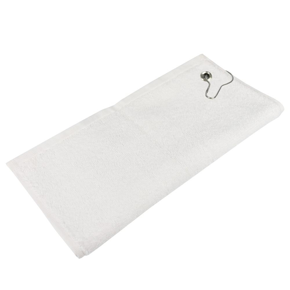 Muval Golfhandtuch mit Klemme, 55 x 30 cm - WERBE-WELT.SHOP