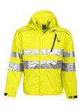 Projob Herren Wind- und Wasserdichte Allround Jacke mit EN ISO 20471 Klasse 3 EN 343/3 Zertifikat