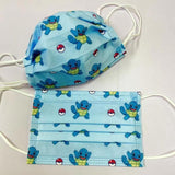 20 Stück Einweg Atemschutzmasken für Kinder - Pokémon Gesichtsmaske Pikachu