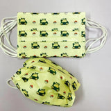 20 Stück Gelb Einweg-Atemschutzmasken für Schüler/Kinder - Pokémon Gesichtsmaske Pikachu