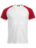 CLIQUE  Unisex T-Shirt Raglanärmel in Kontrastfarbe - WERBE-WELT.SHOP