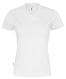 Cottover Damen T-Shirt mit V-Kragen, aus Fairtrade Baumwolle - WERBE-WELT.SHOP