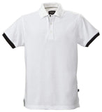 ANDERSON- Piqué-Poloshirt mit garngefärbten Kragen für Herren