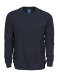 Rundhals Sweatshirt Pullover für Herren aus 100% Baumwolle