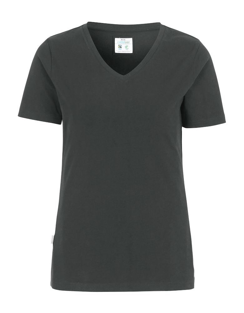 Stretch Damen T-Shirt Charcoal (980)- online gestalten & bedrucken lassen - WERBE-WELT.SHOP